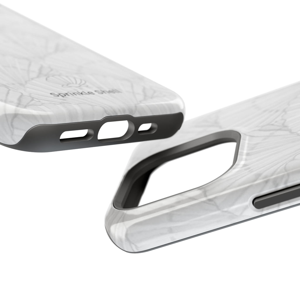 Shell-Pattern Magnetic Impact Phone Case — Protective Modular iPhone Cover