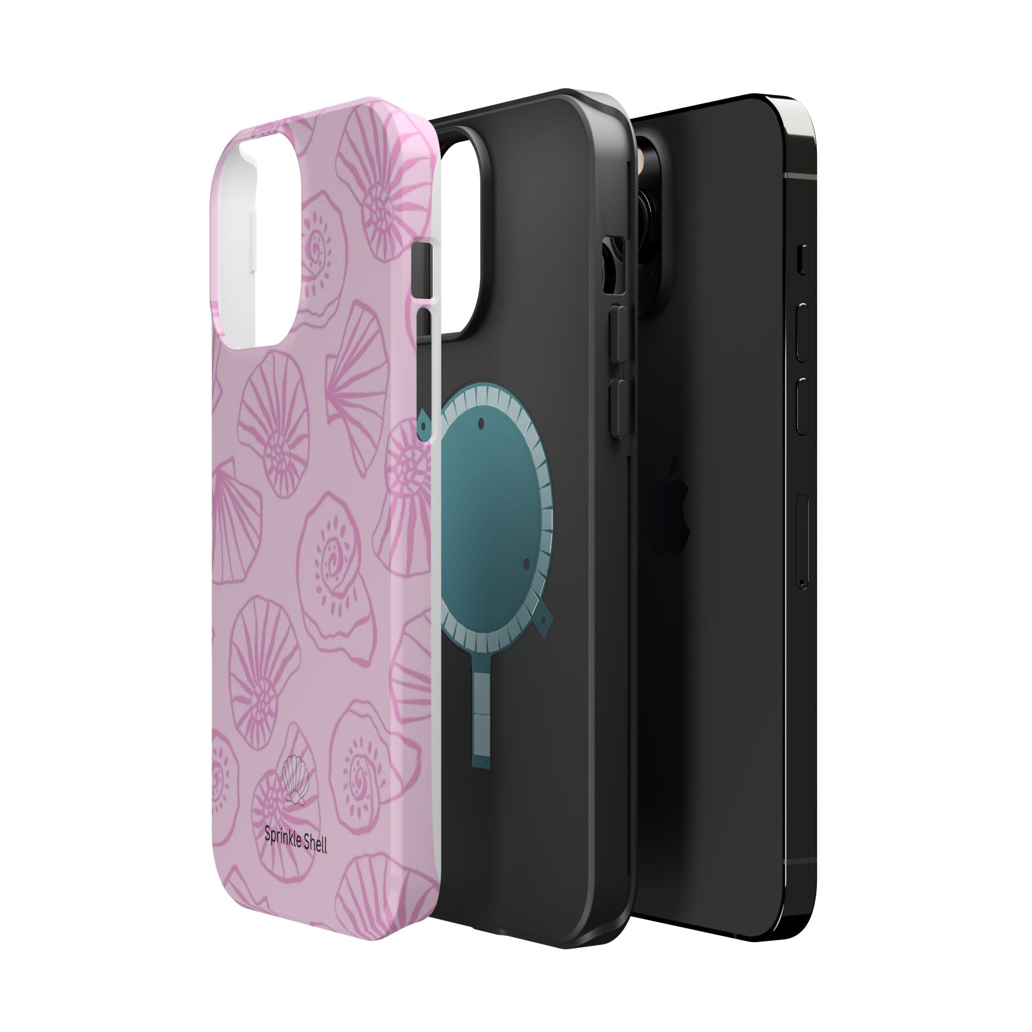 MagSafe pink shells case