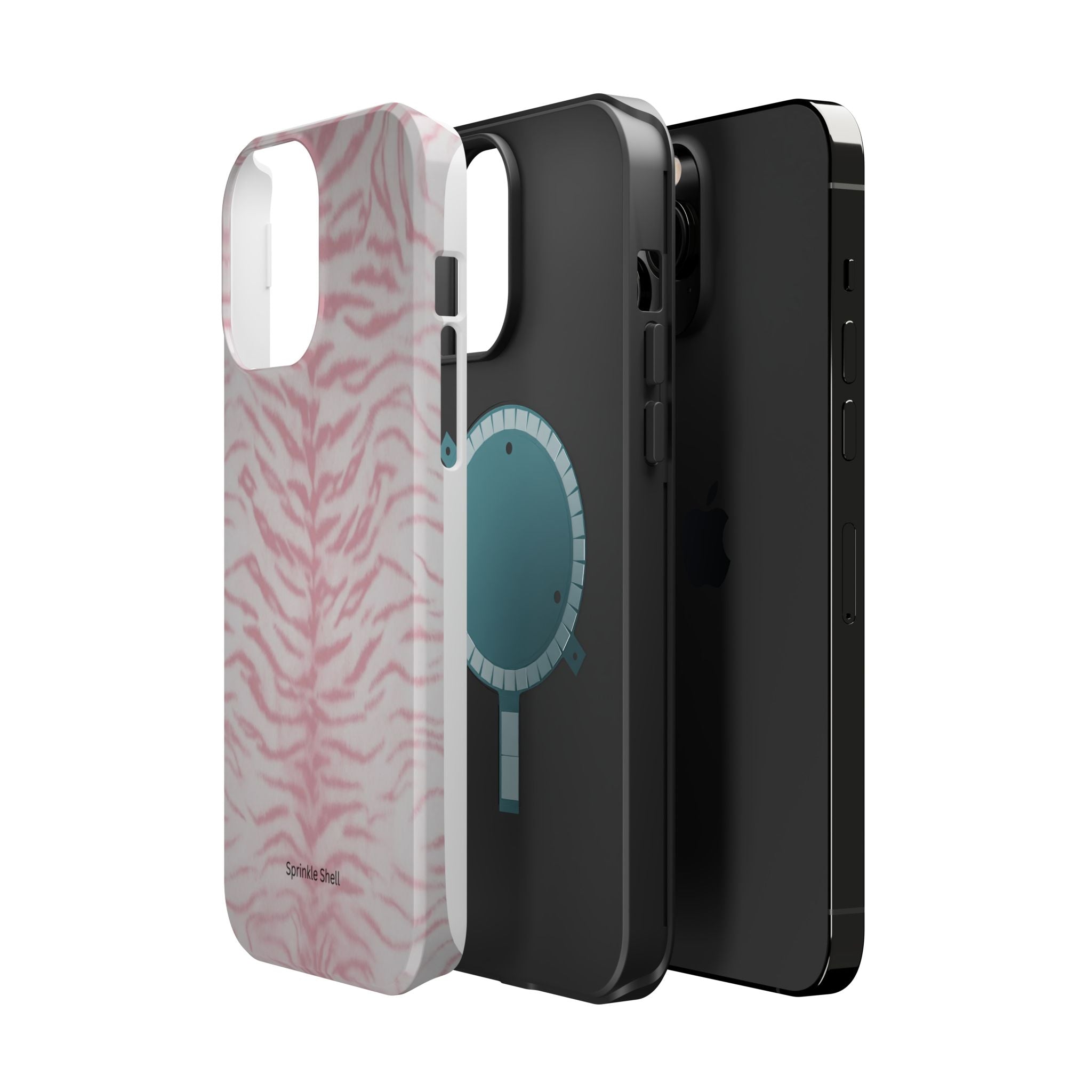 MagSafe Pink Zebra Print Iphone Case