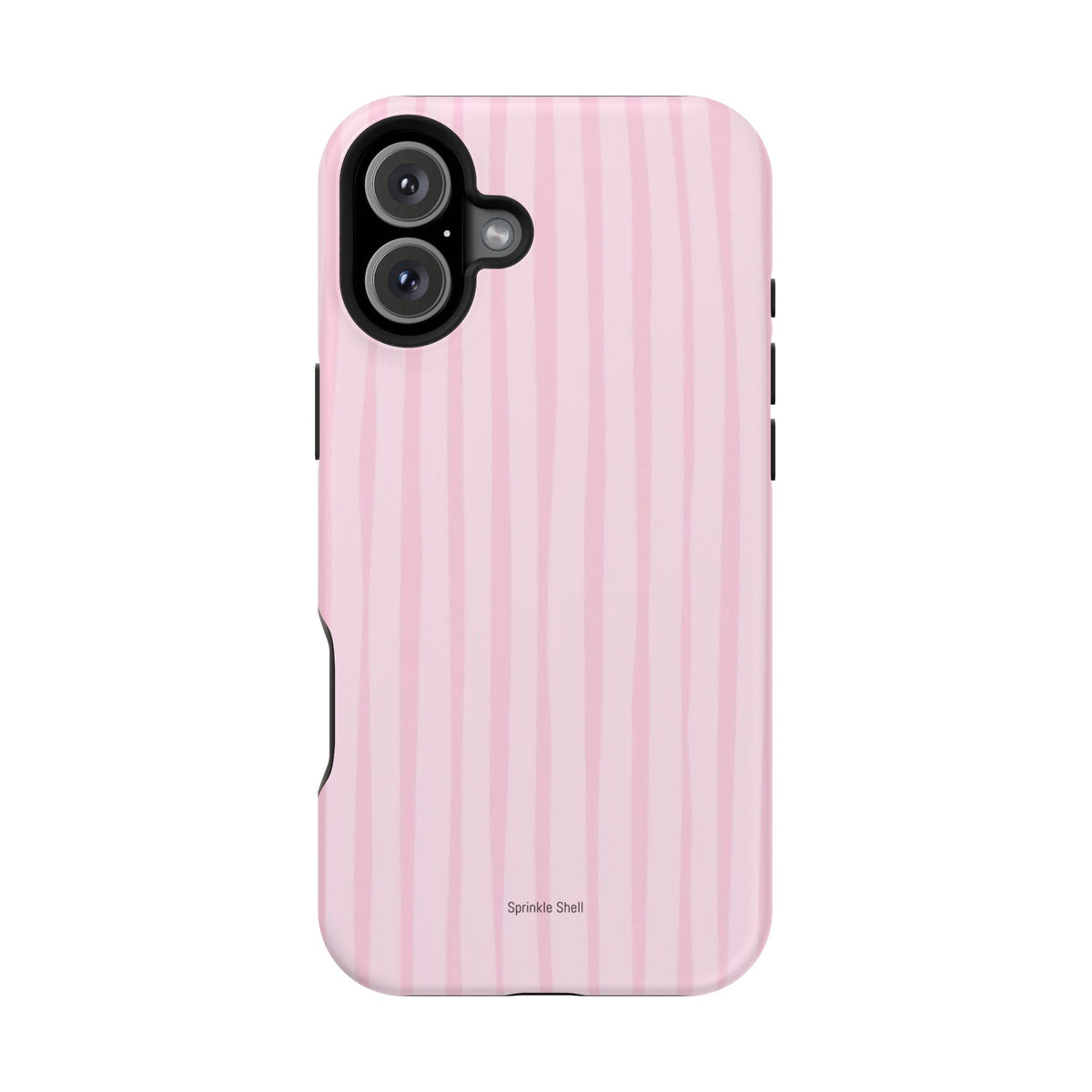 MagSafe pink uneven lines case