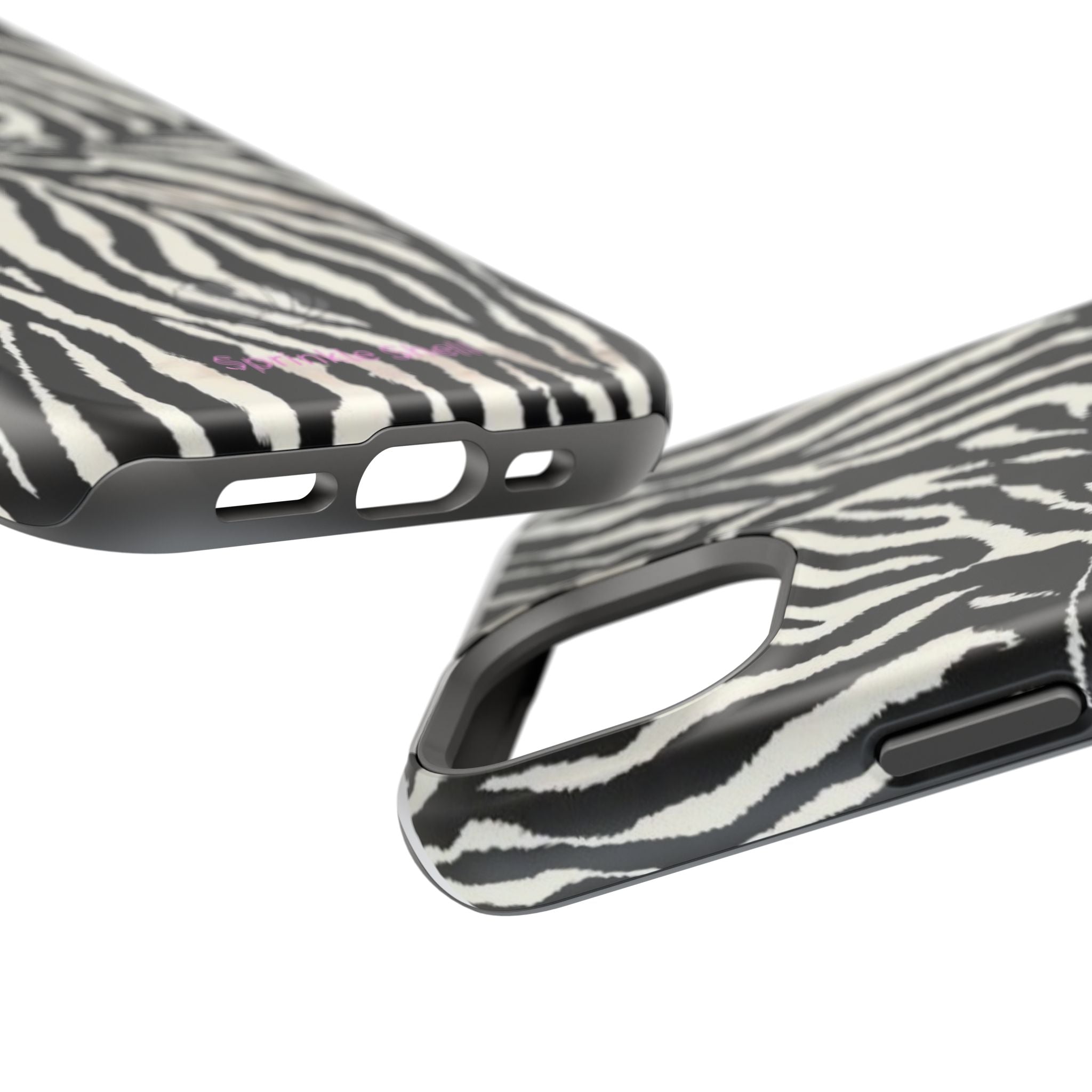 MagSafe black zebra print case