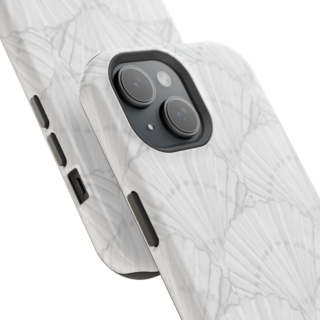 Shell-Pattern Magnetic Impact Phone Case — Protective Modular iPhone Cover