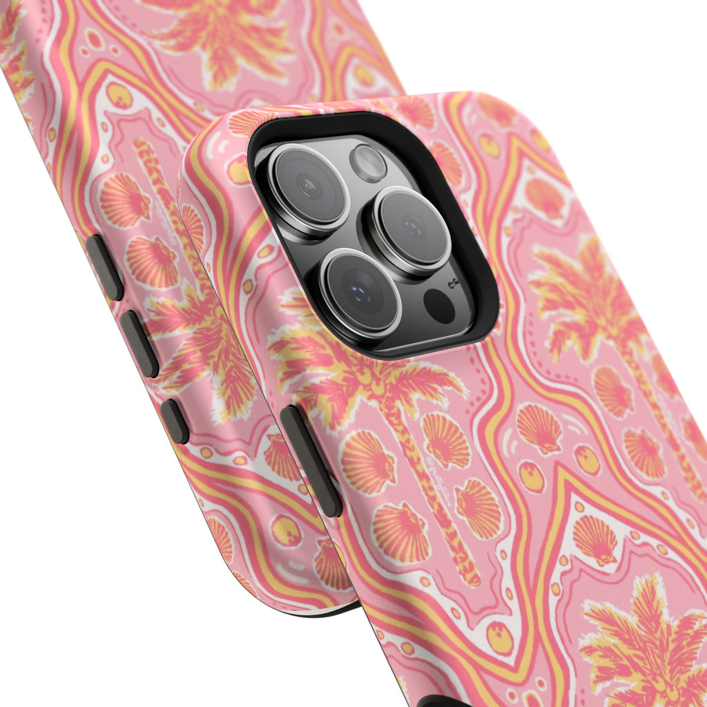 MagSafe pink pink summer palm tree case