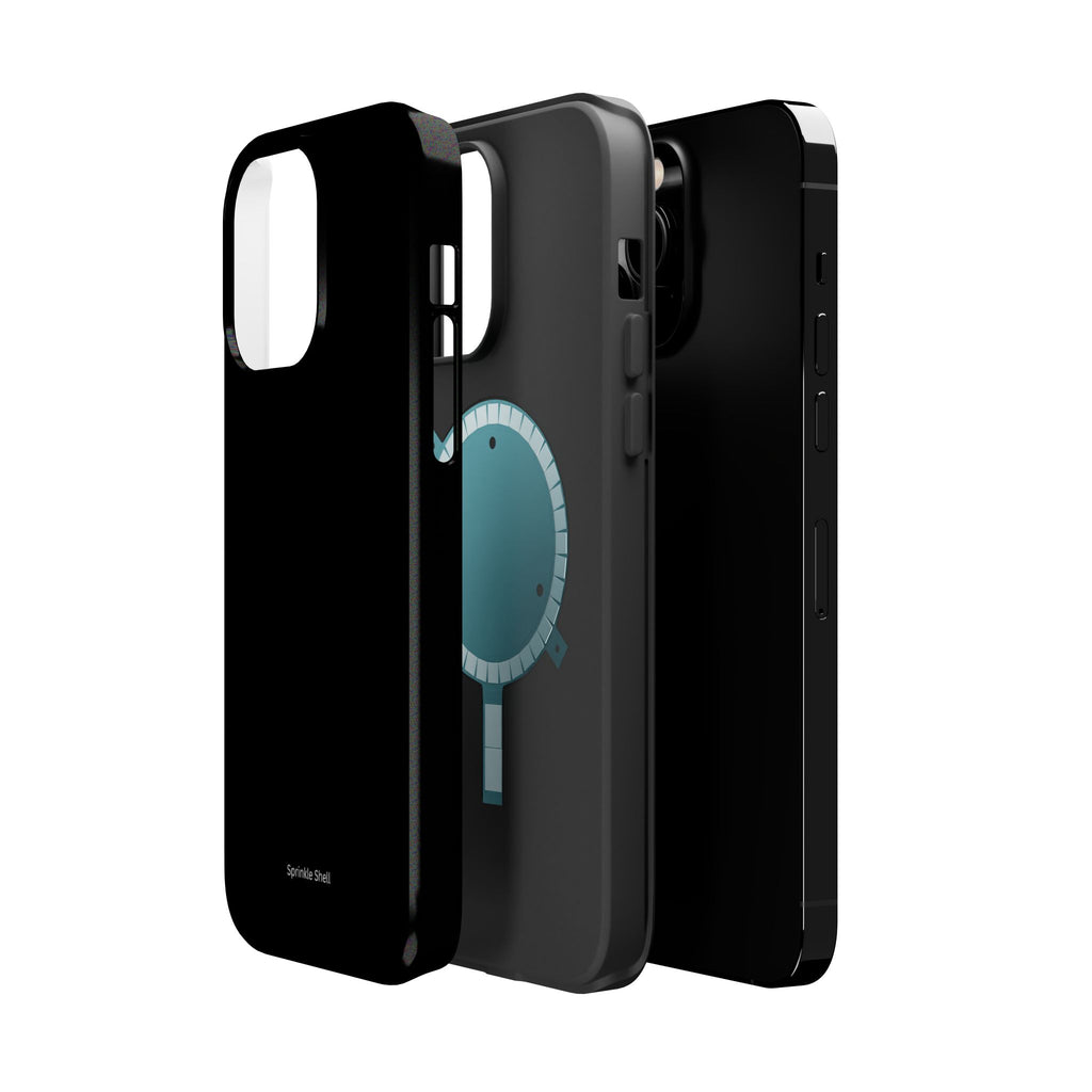 MagSafe Plain Black Iphone Case