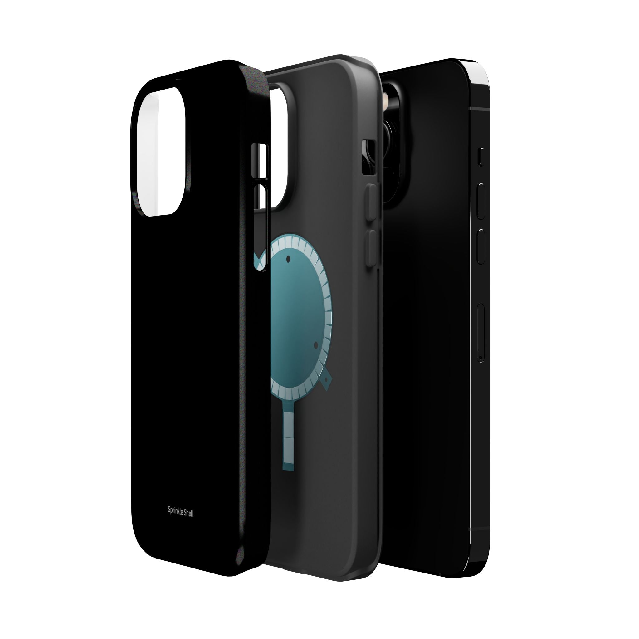 MagSafe Plain Black Iphone Case