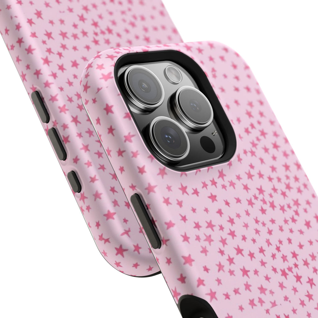 MagSafe mini pink stars case
