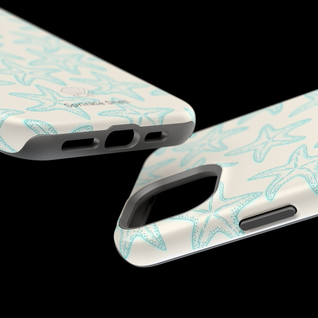 MagSafe teal starfish case