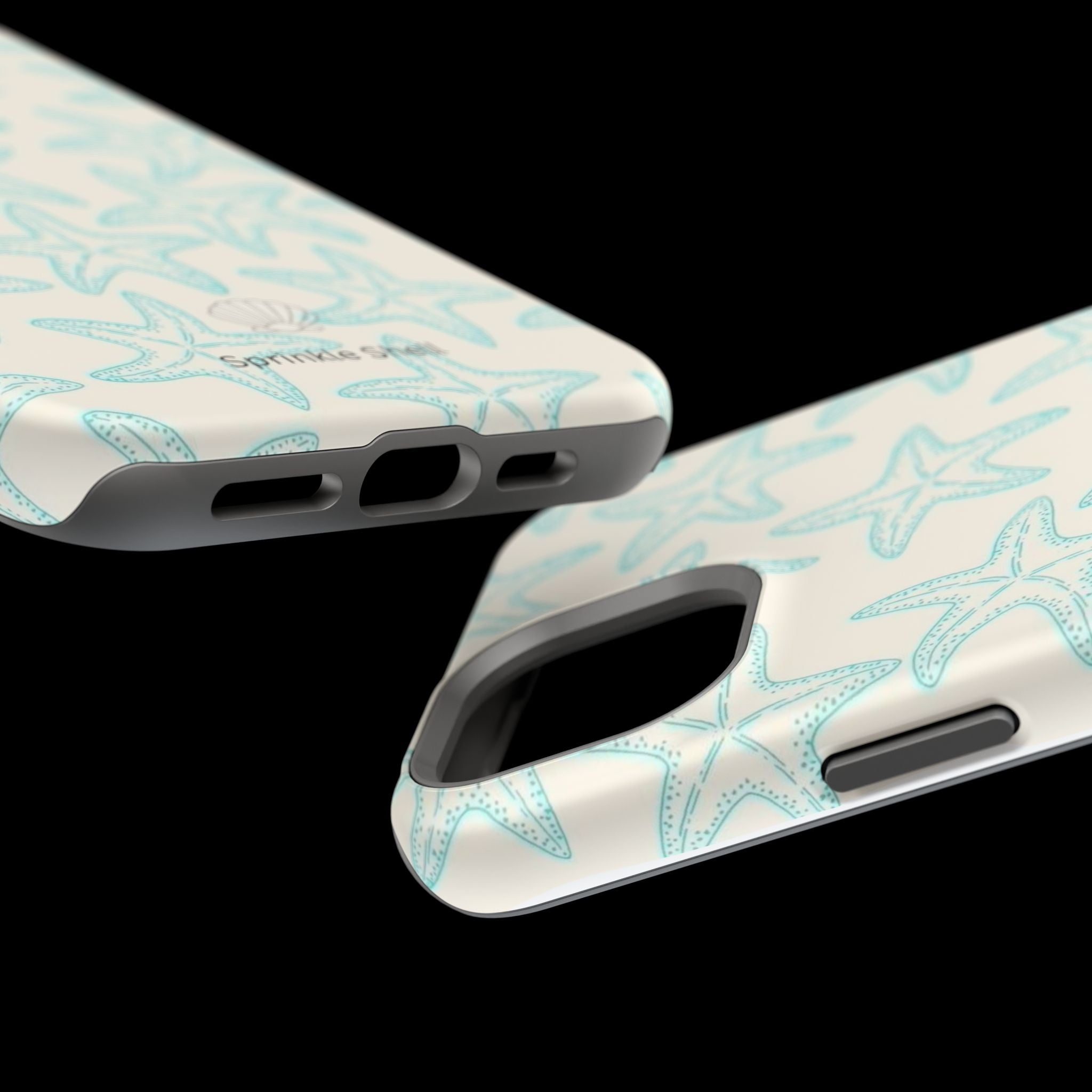 MagSafe teal starfish case