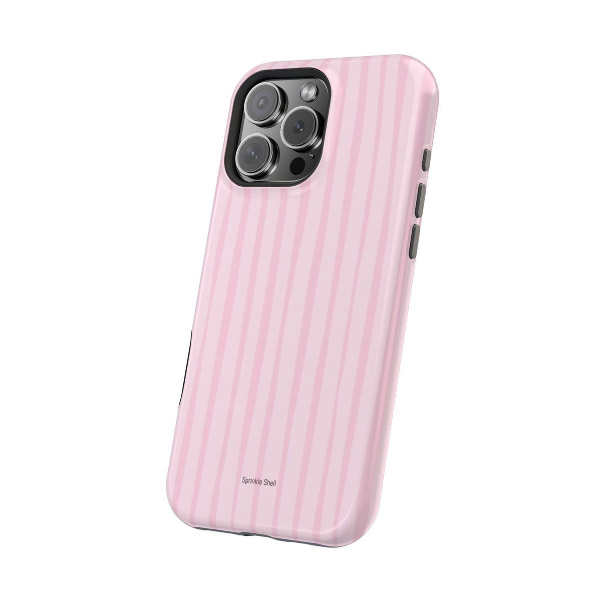 MagSafe pink uneven lines case