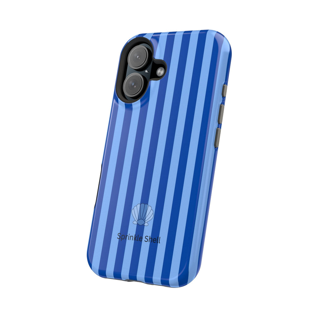 MagSafe blue striped case