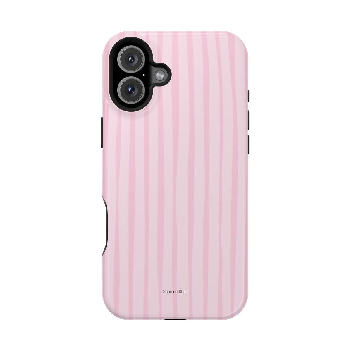 MagSafe pink uneven lines case