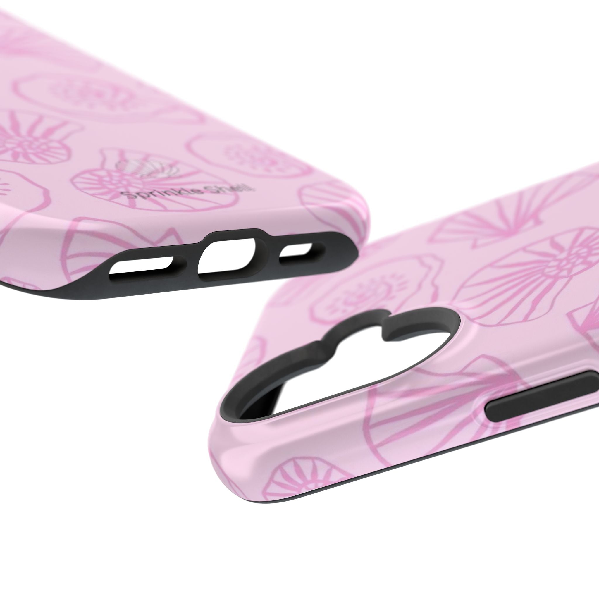MagSafe pink shells case
