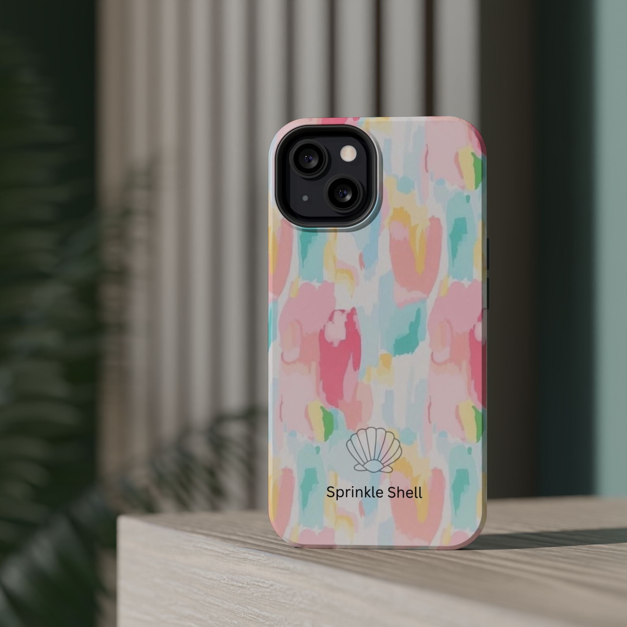 MagSafe cute colorful paint case