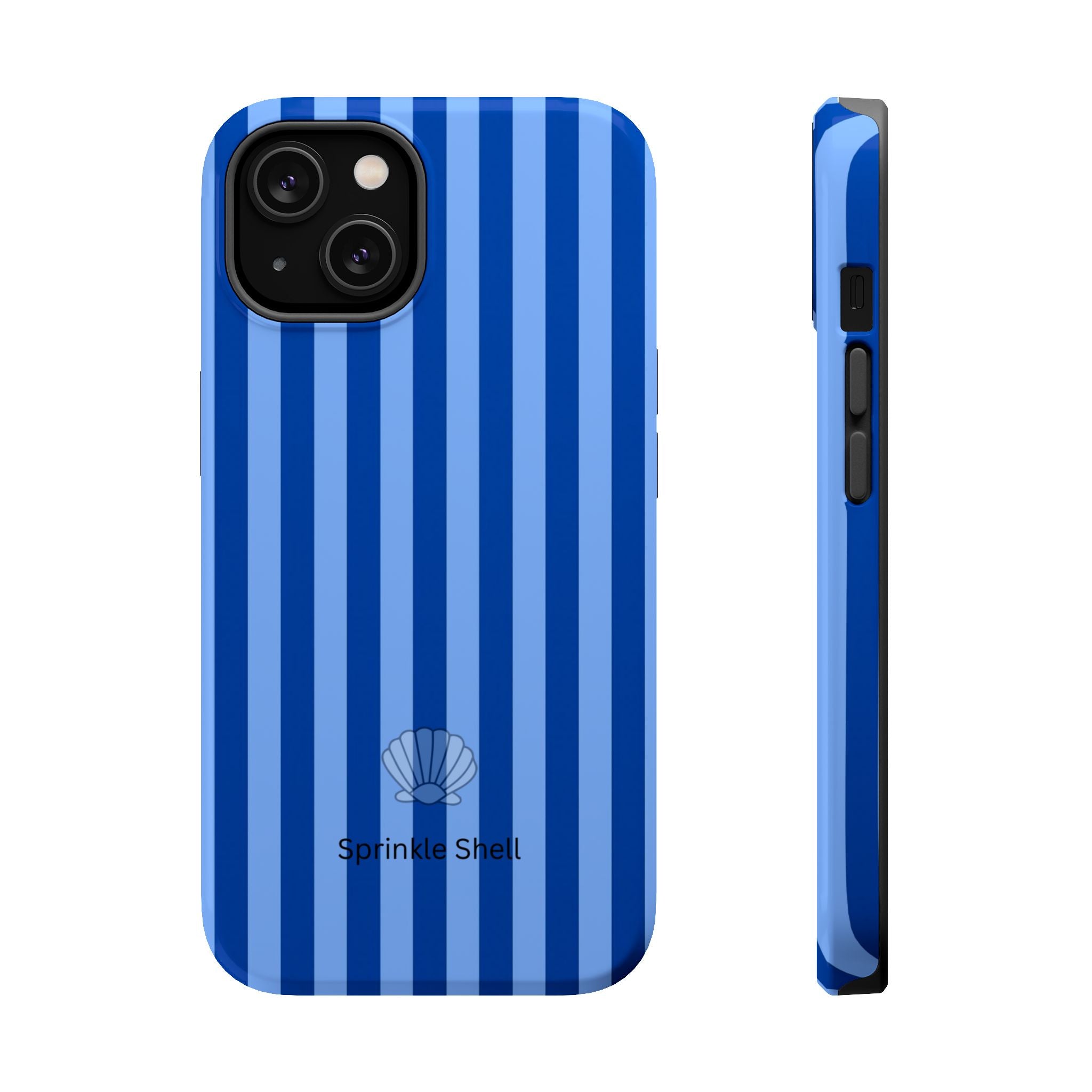 MagSafe blue striped case