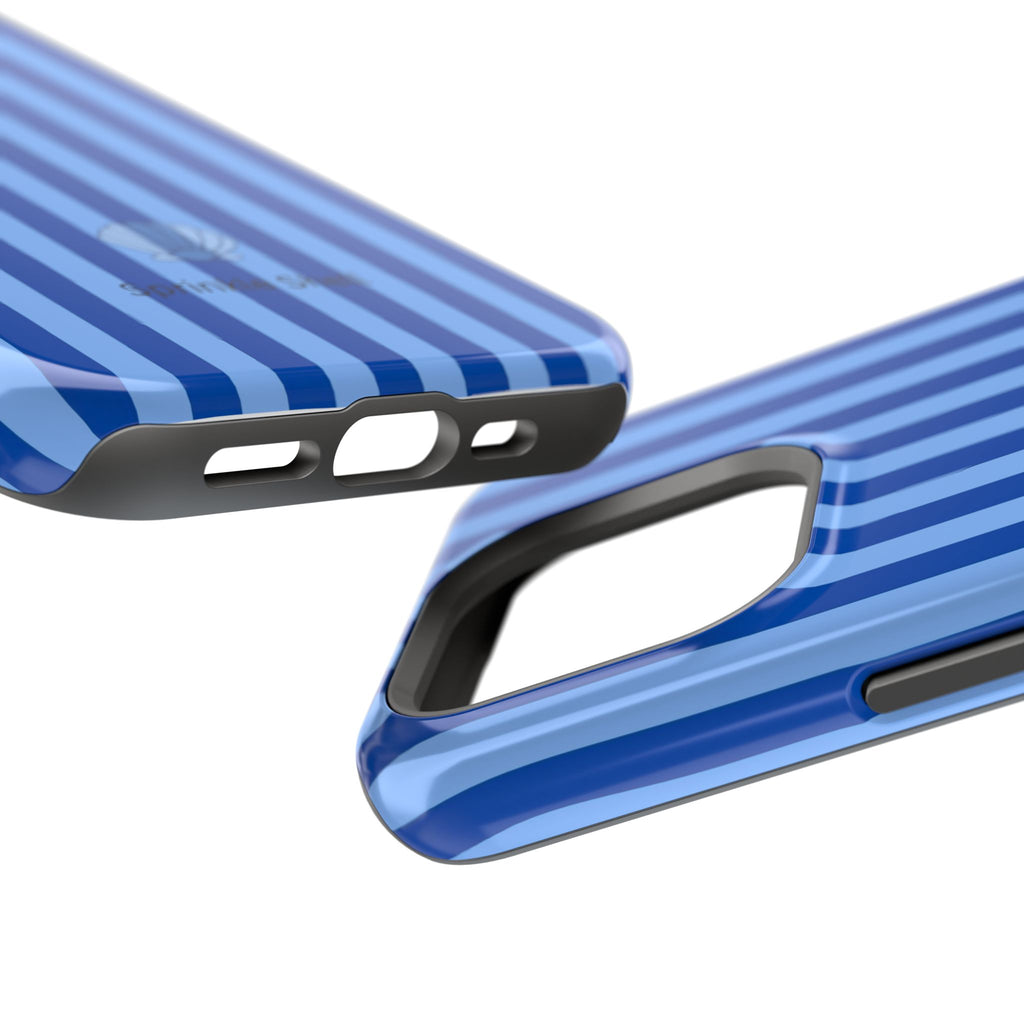 MagSafe blue striped case
