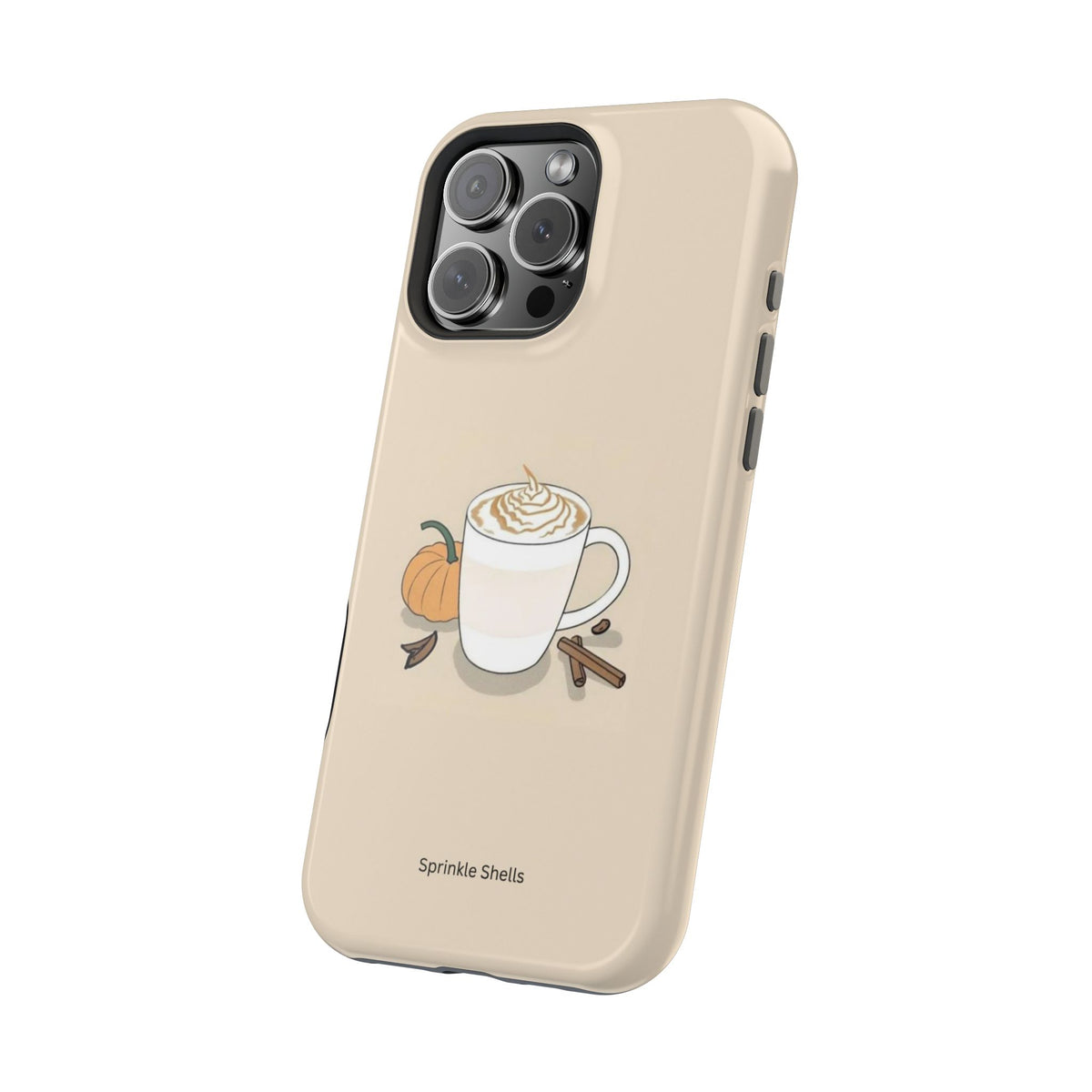 MagSafe Pumpkin Coffee iPhone case