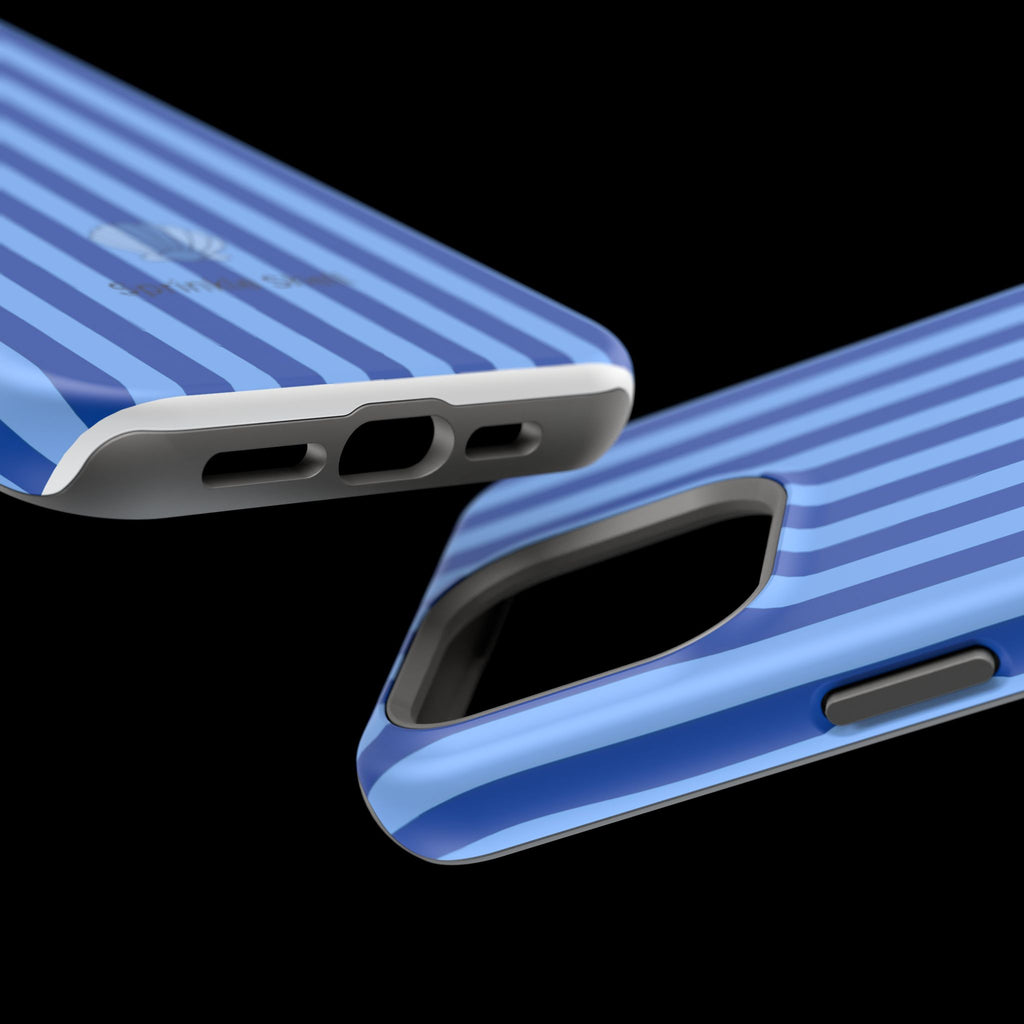 MagSafe blue striped case