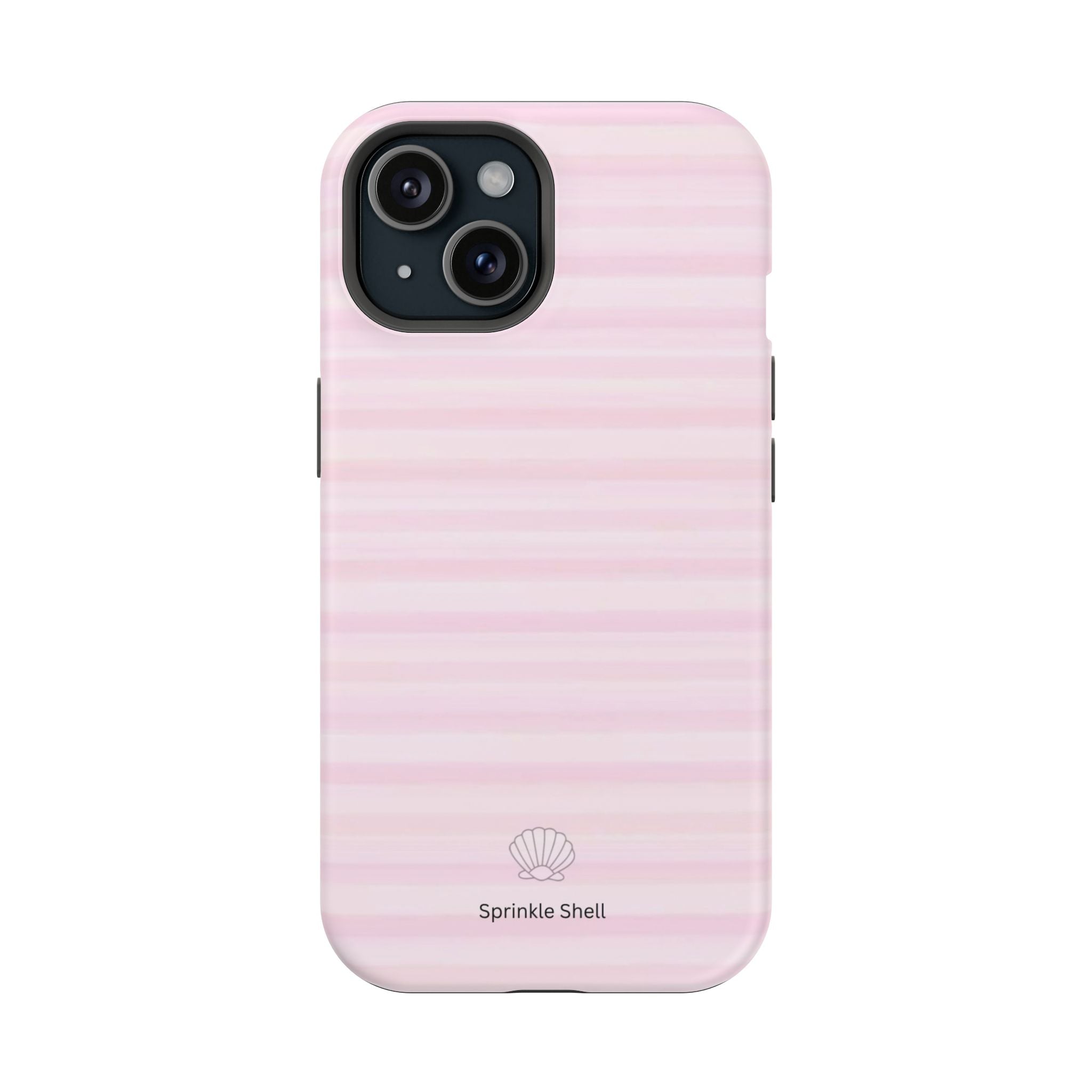MagSafe pink stripes case