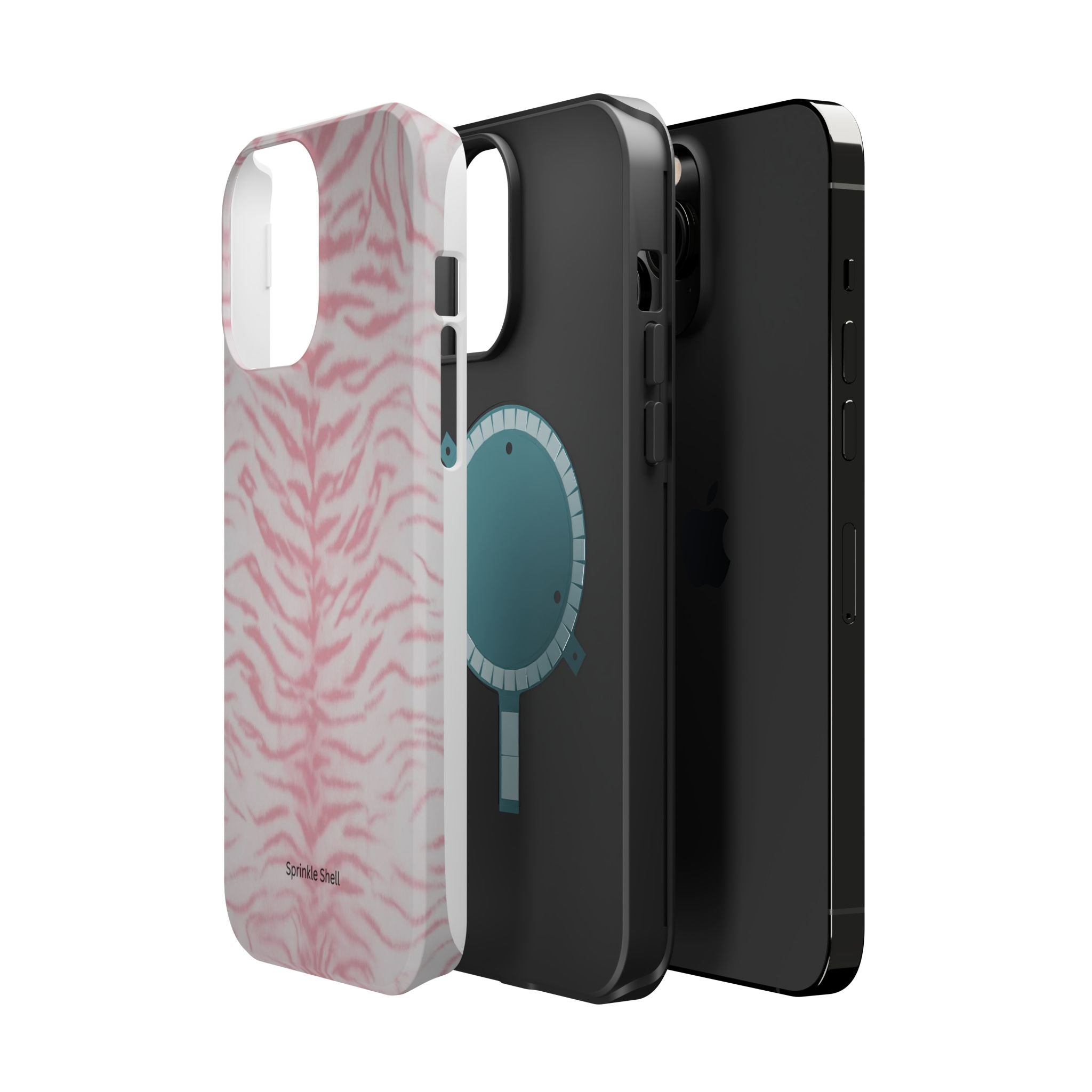MagSafe Pink Zebra Print Iphone Case