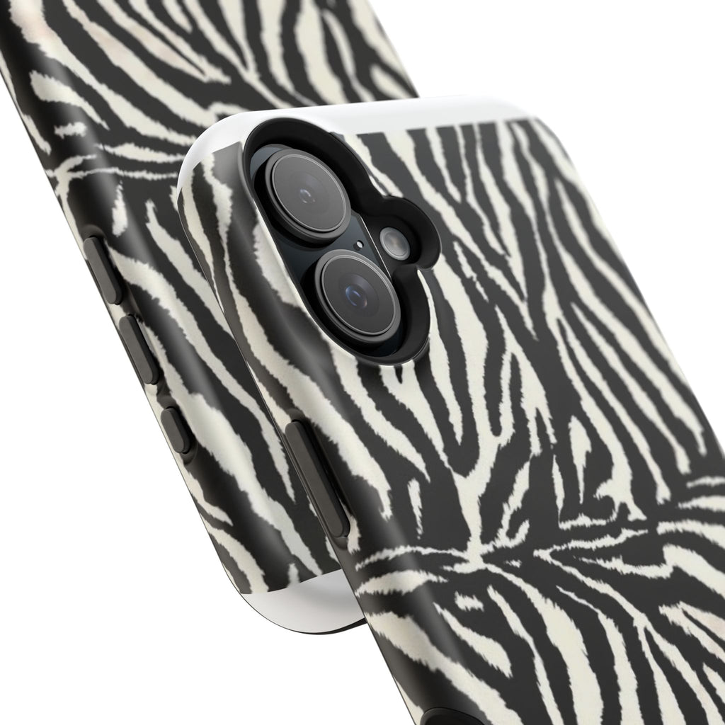 MagSafe black zebra print case