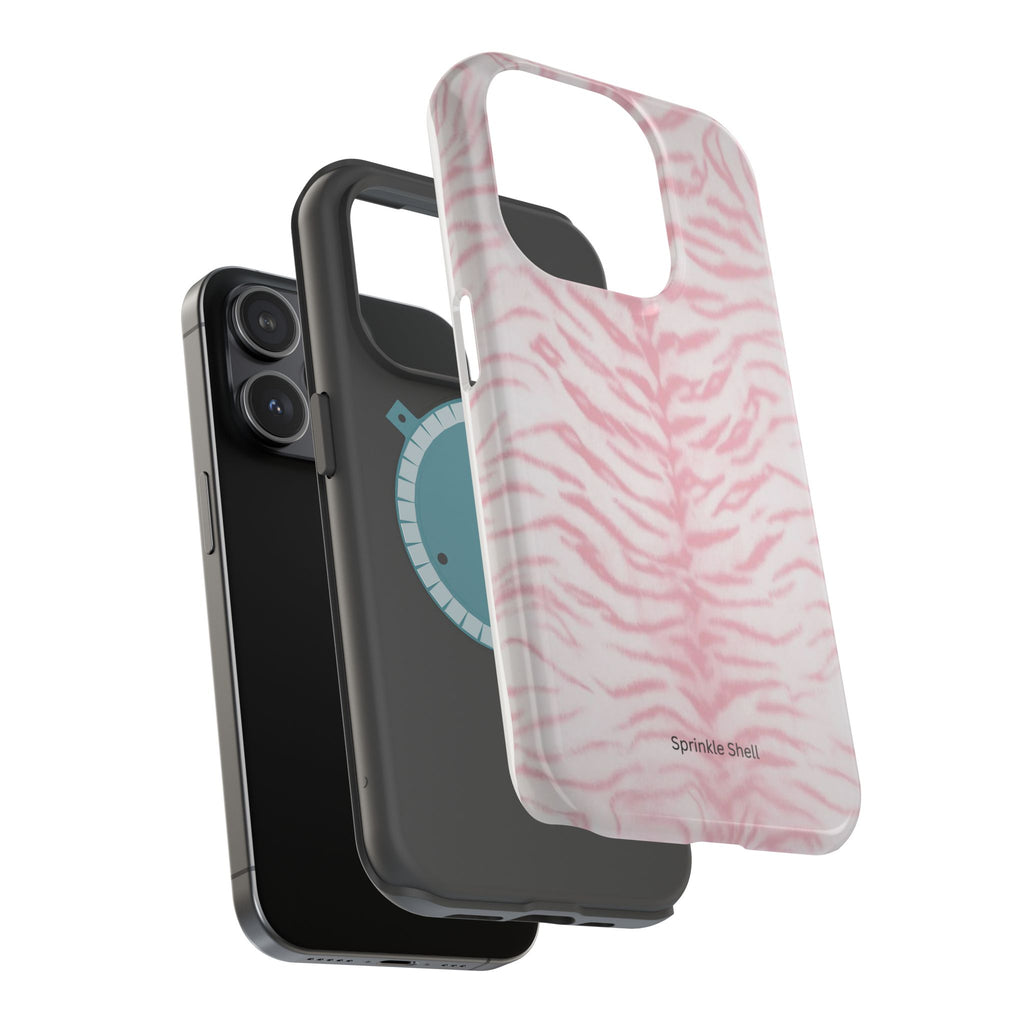 MagSafe Pink Zebra Print Iphone Case