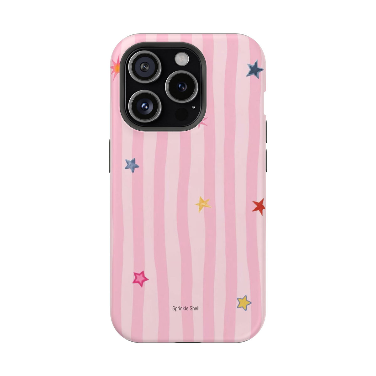 MagSafe pink lines & stars case