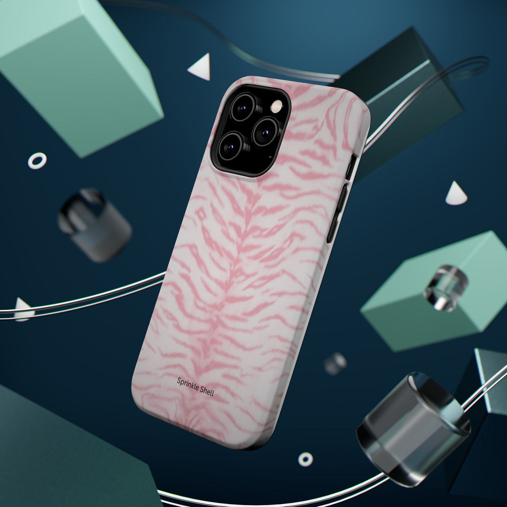 MagSafe Pink Zebra Print Iphone Case