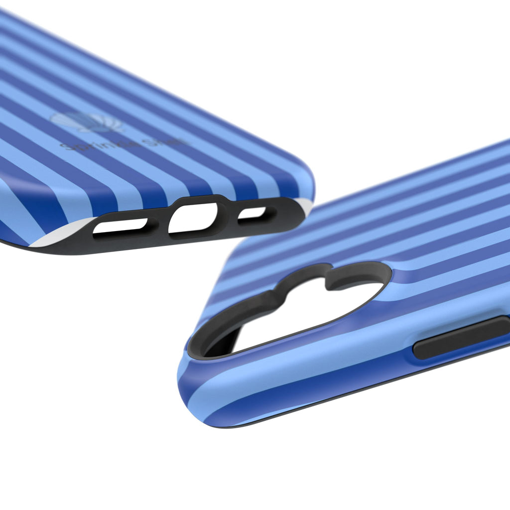 MagSafe blue striped case