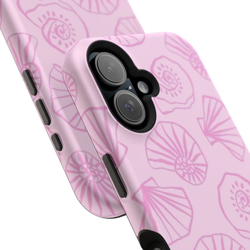 MagSafe pink shells case