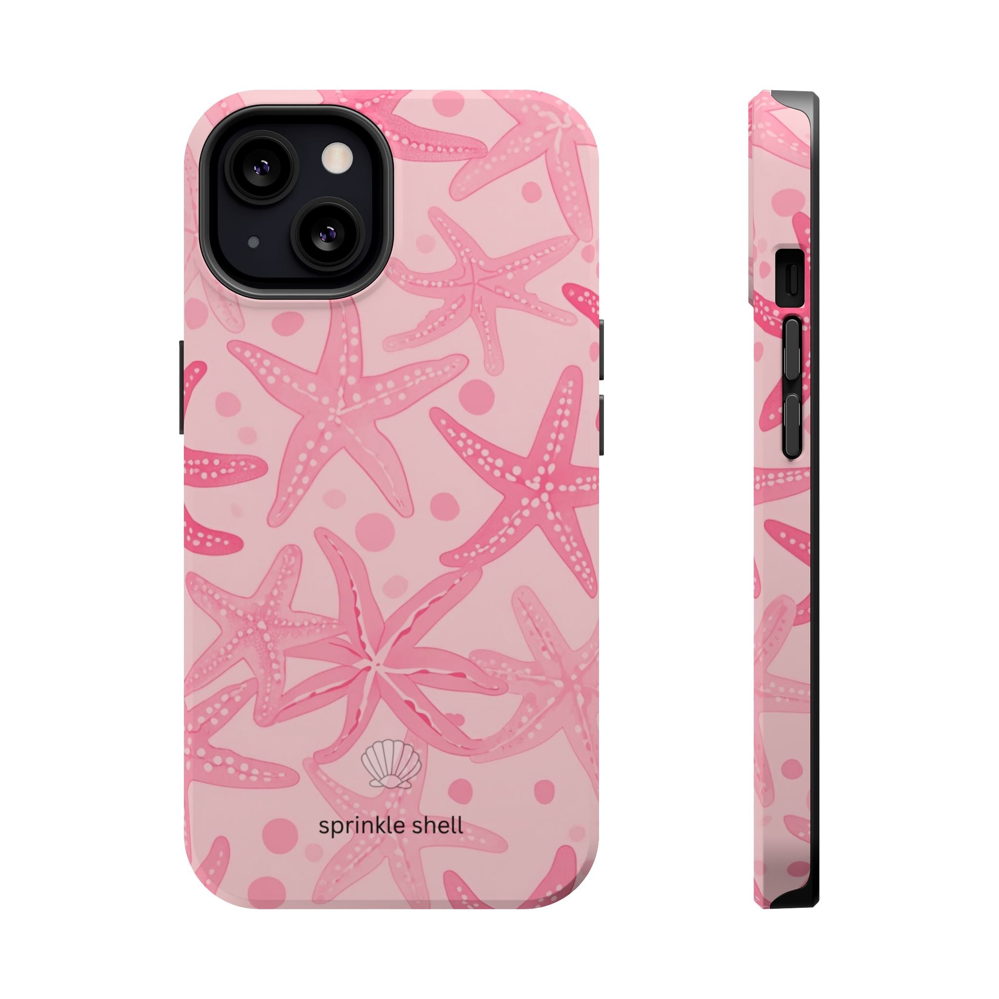 MagSafe Pink Starfish Iphone Case