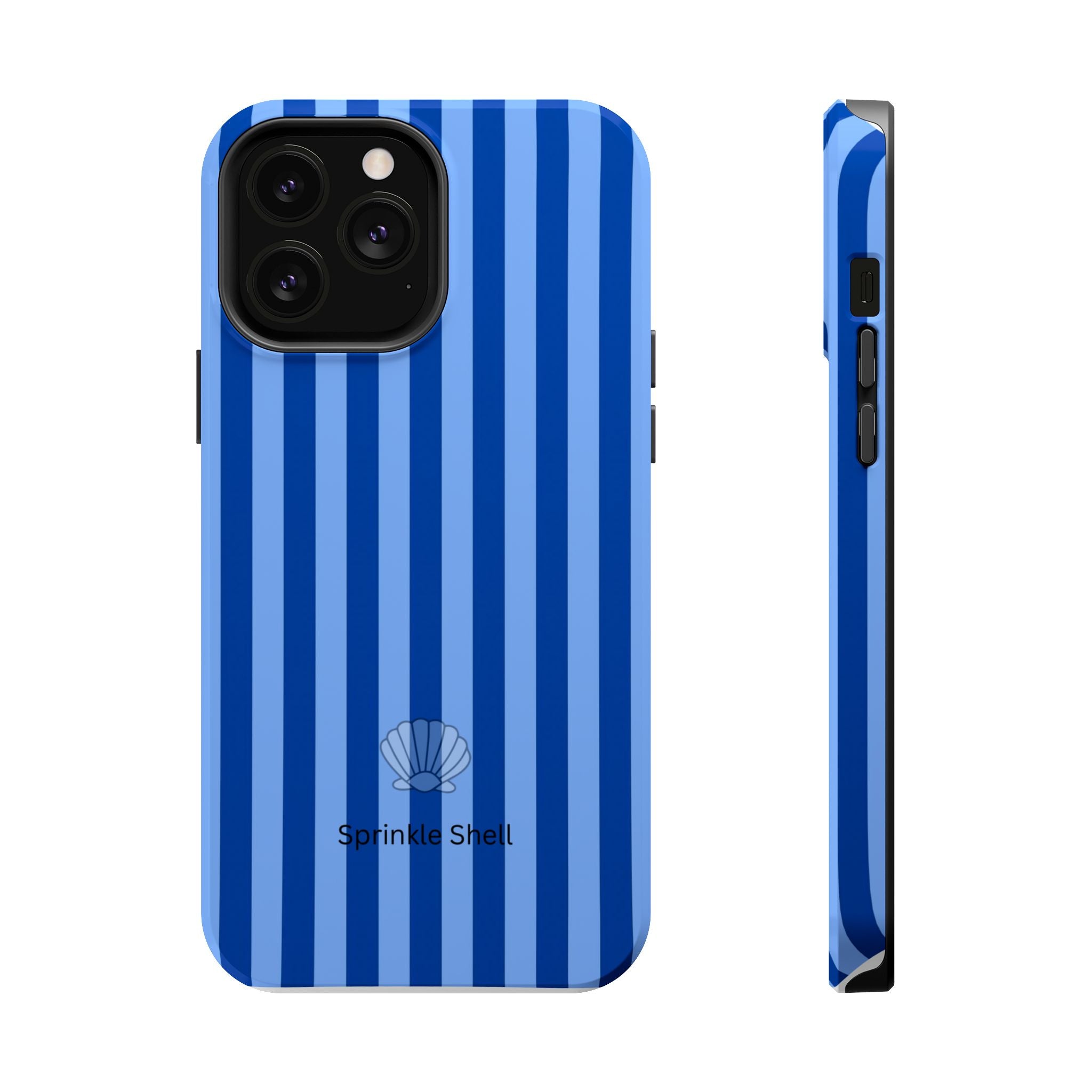 MagSafe blue striped case