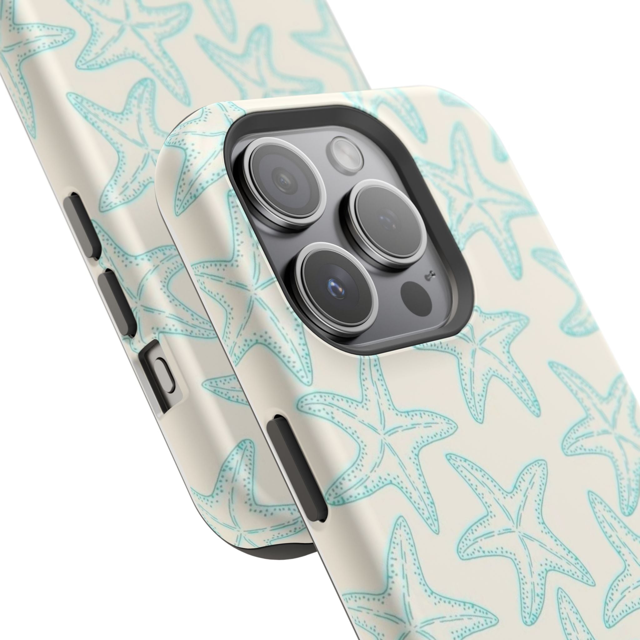 MagSafe teal starfish case