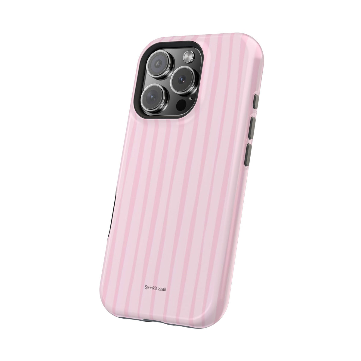 MagSafe pink uneven lines case