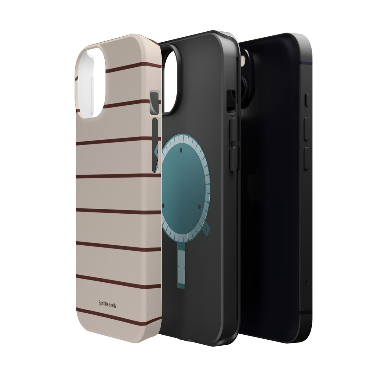 MagSafe brown stripes case