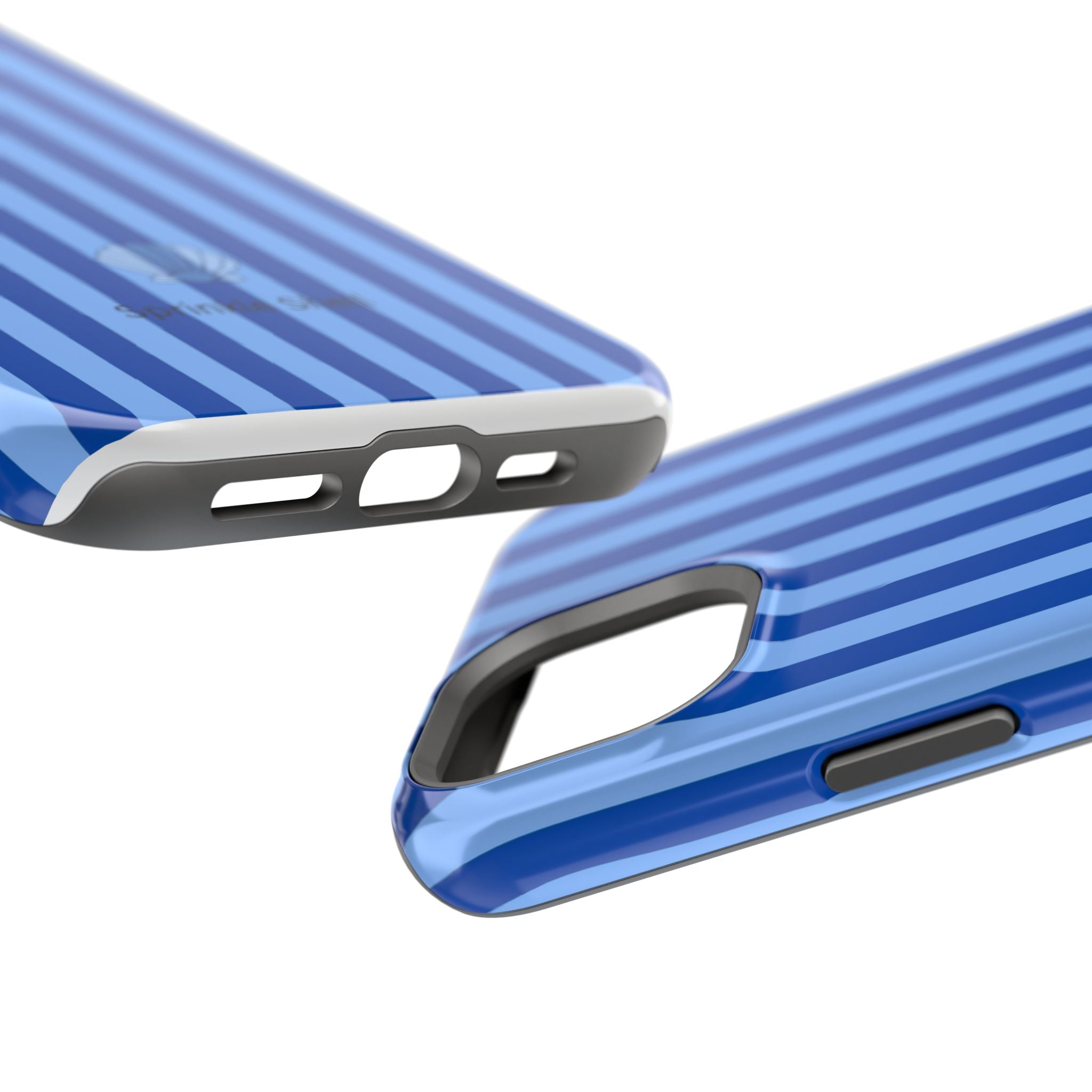MagSafe blue striped case