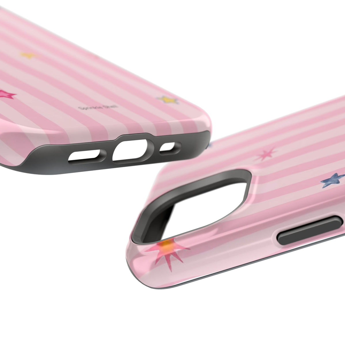MagSafe pink lines & stars case