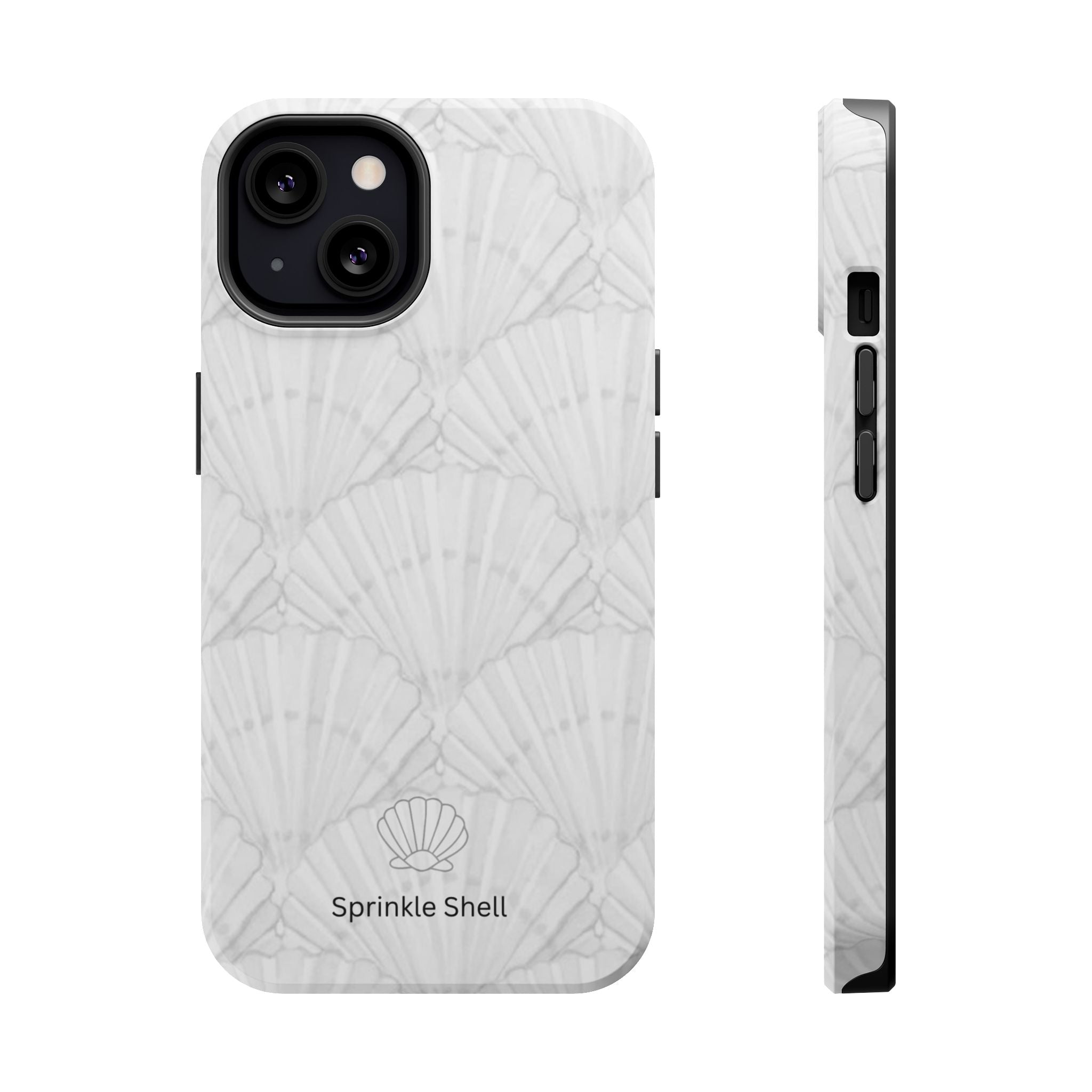 Shell-Pattern Magnetic Impact Phone Case — Protective Modular iPhone Cover