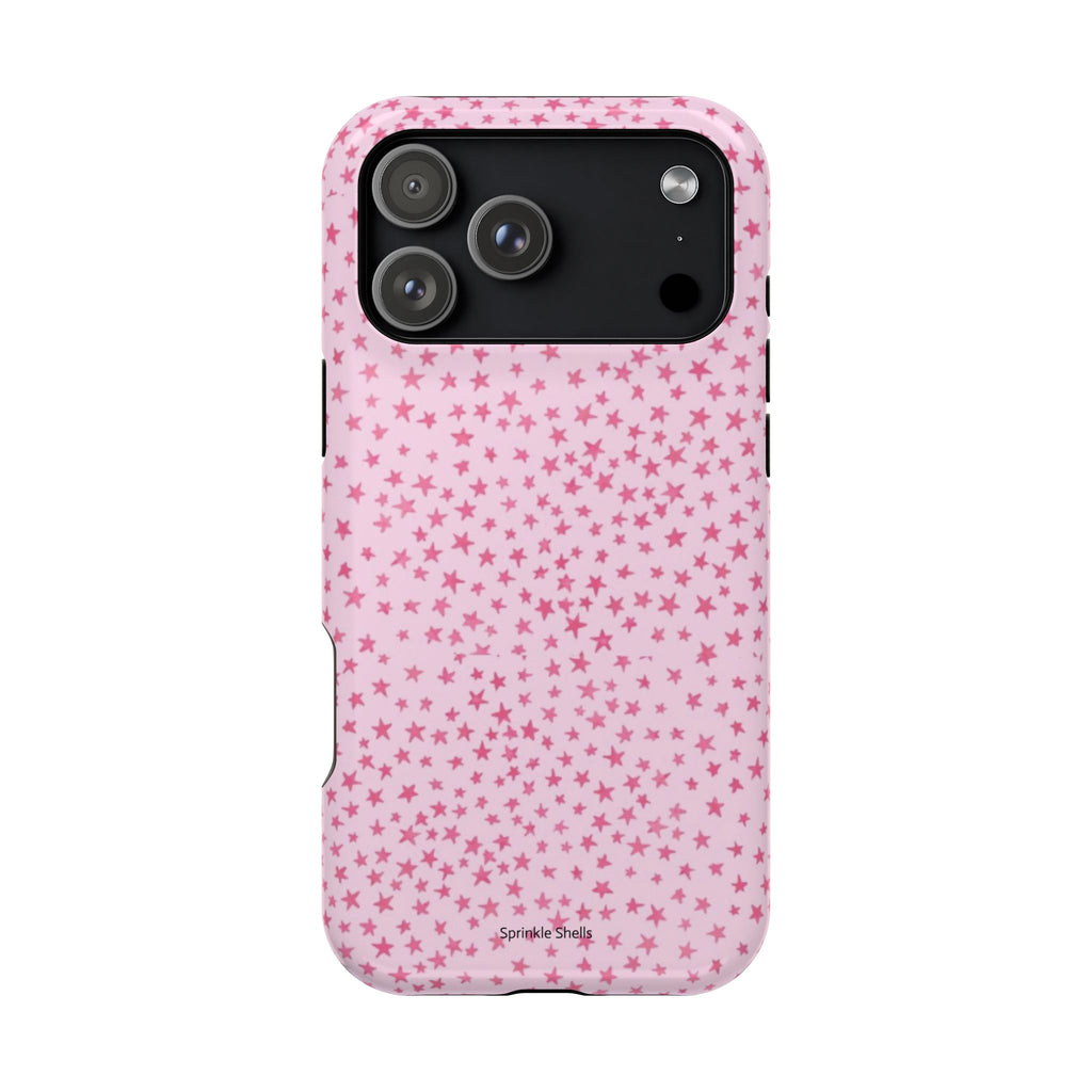MagSafe mini pink stars case
