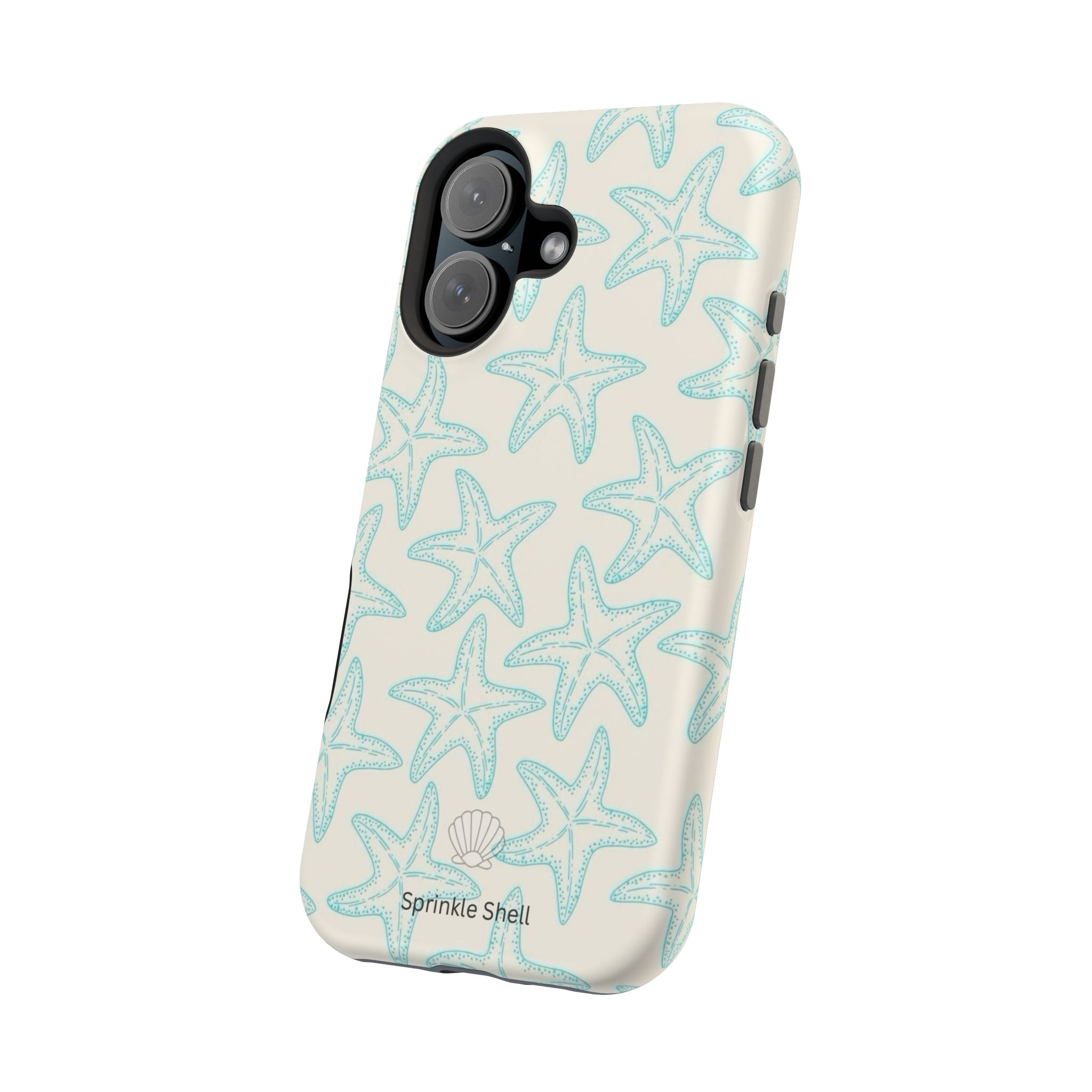 MagSafe teal starfish case