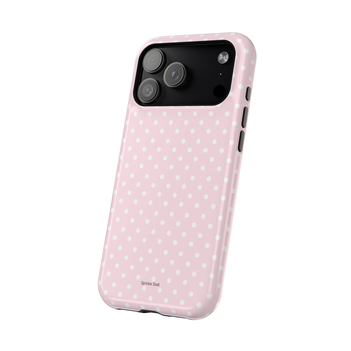 MagSafe light pink polka dots case
