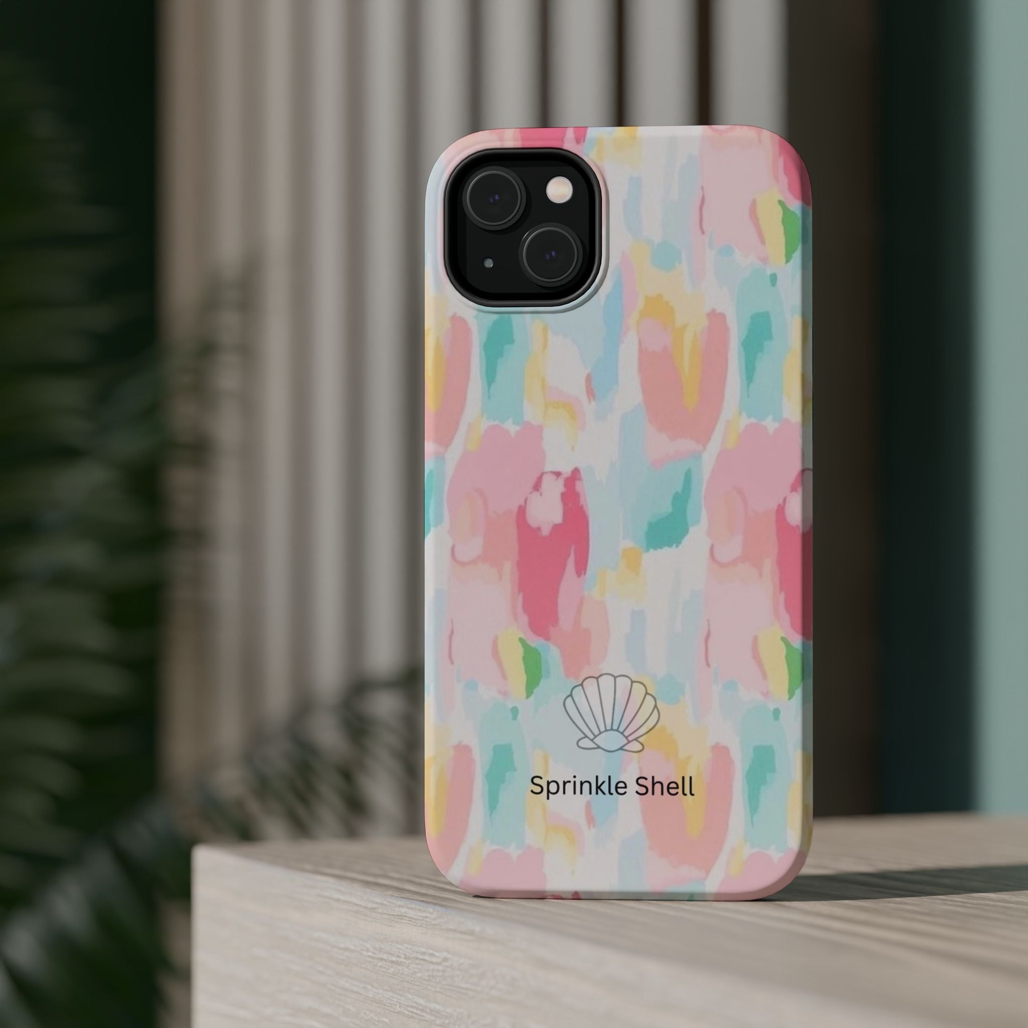 MagSafe cute colorful paint case