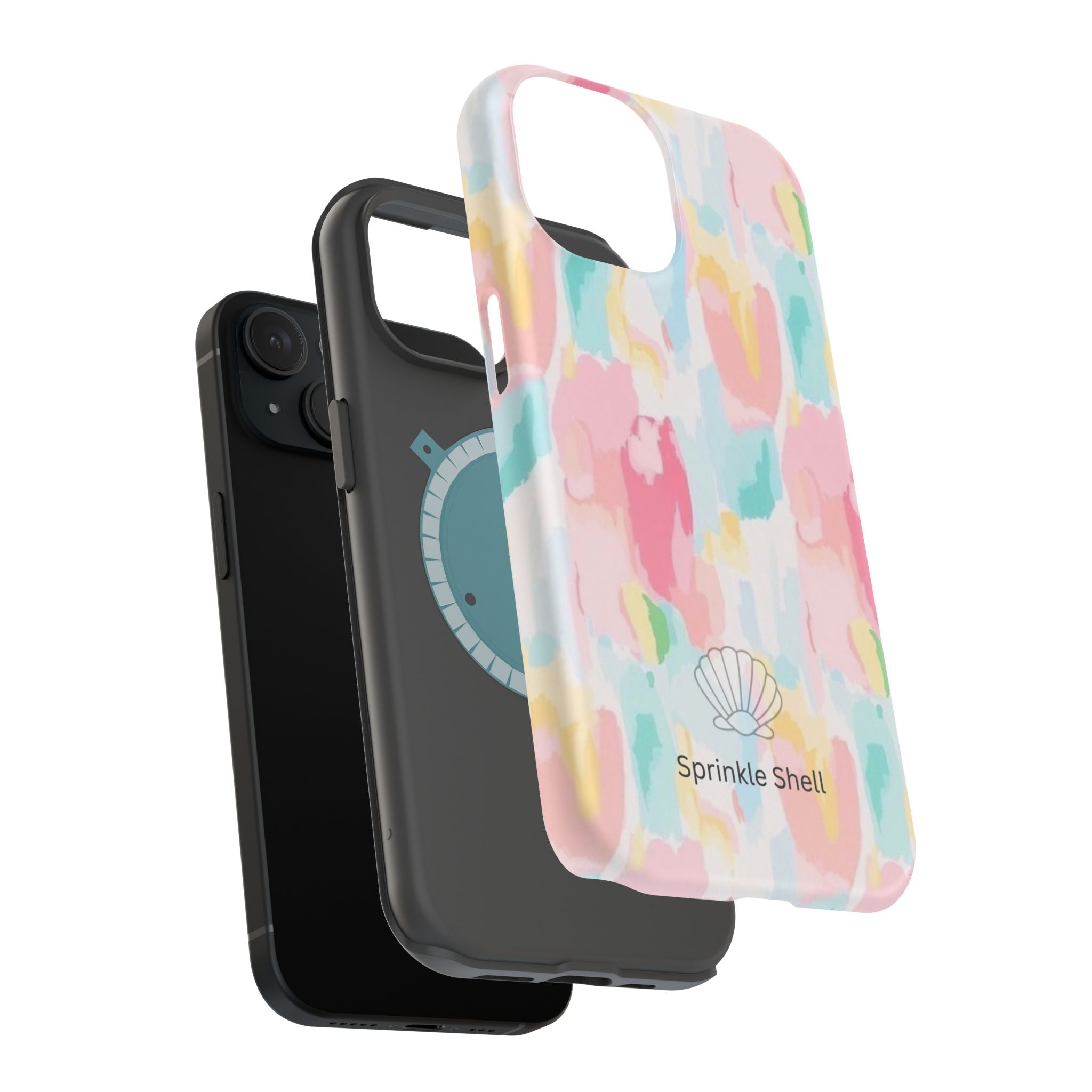 MagSafe cute colorful paint case
