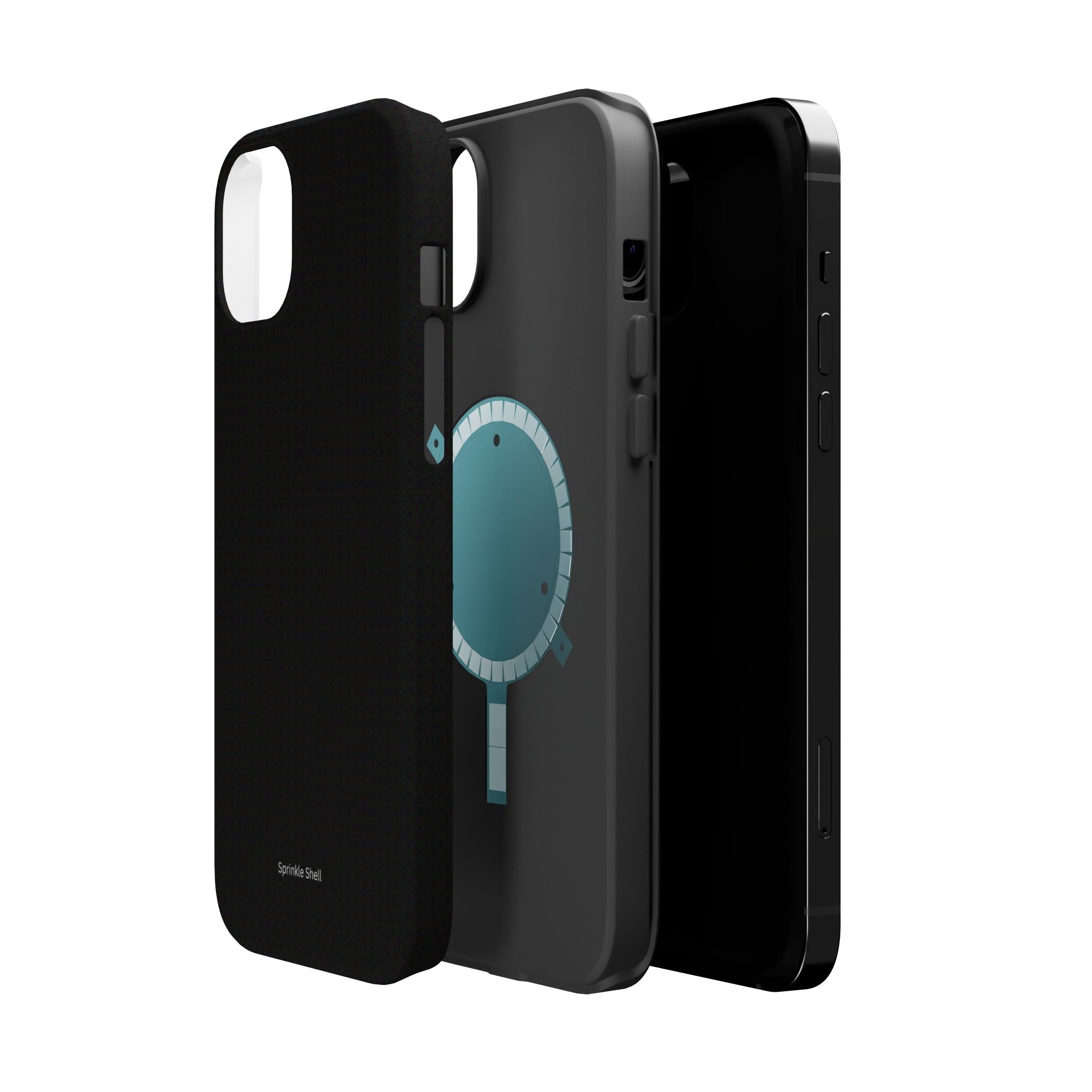 MagSafe Plain Black Iphone Case