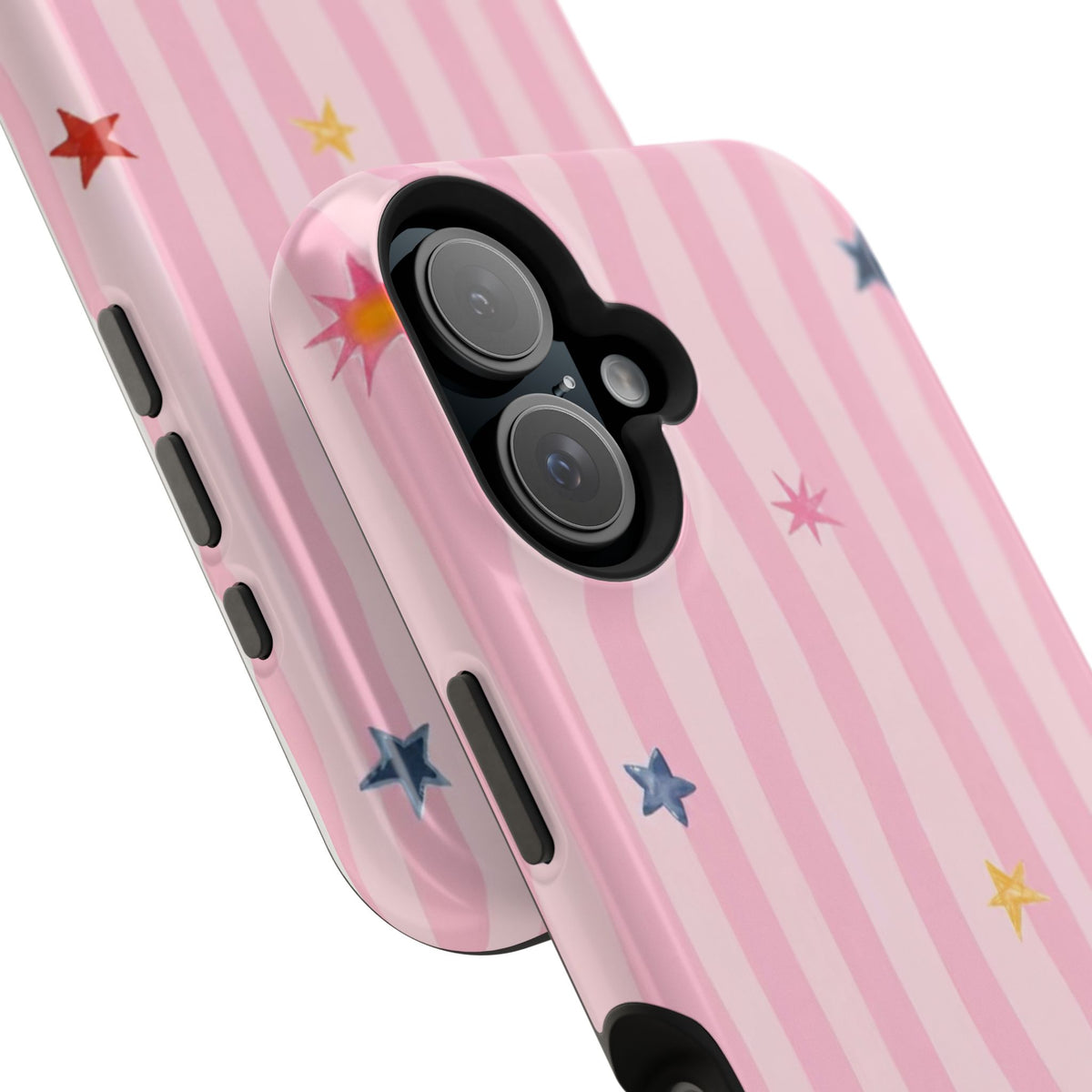 MagSafe pink lines & stars case