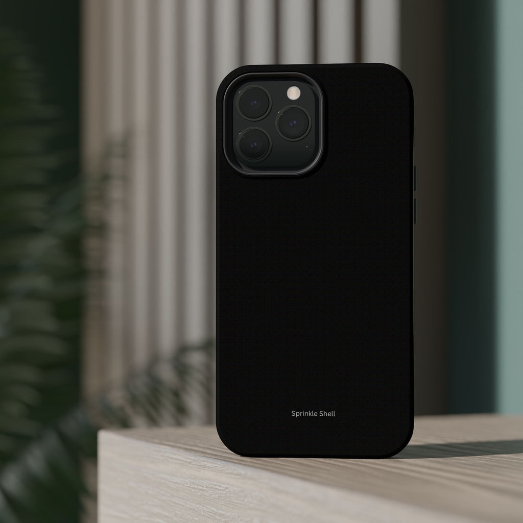 MagSafe Plain Black Iphone Case