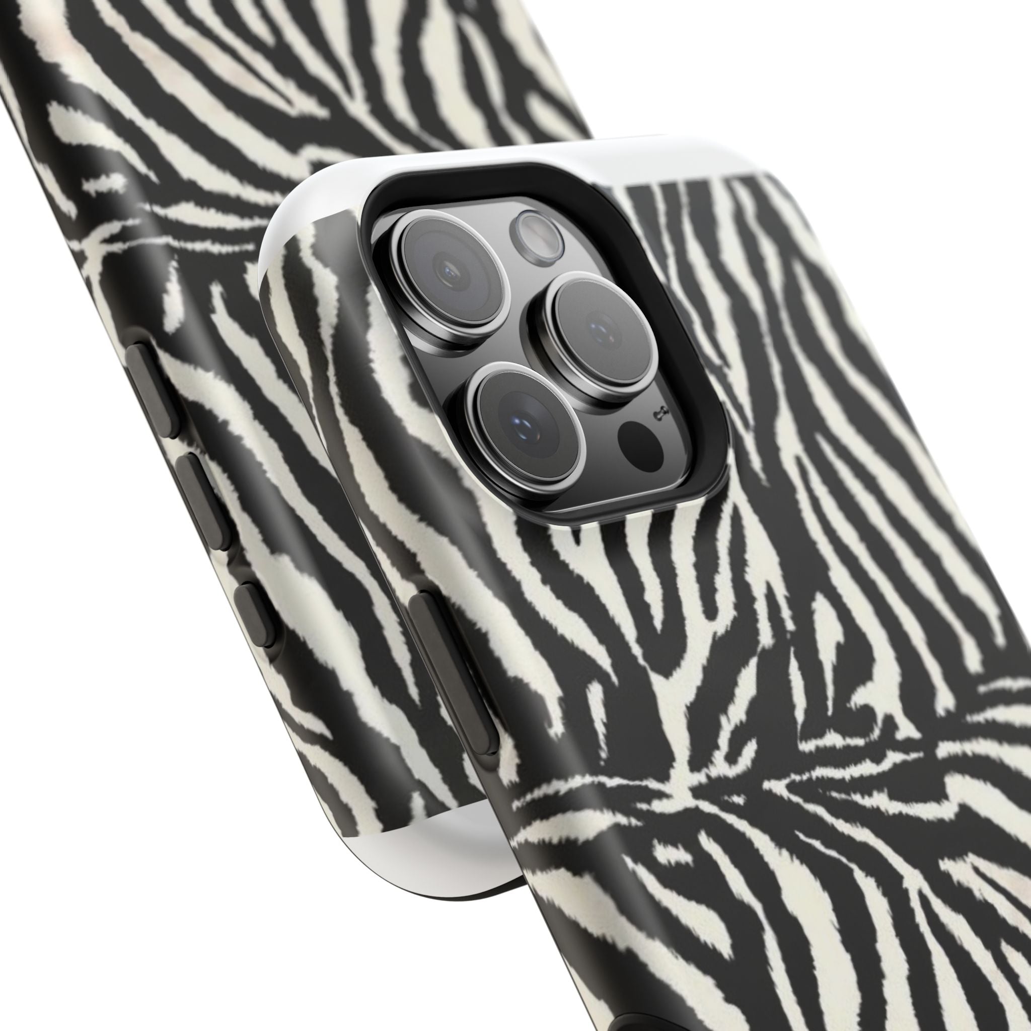 MagSafe black zebra print case