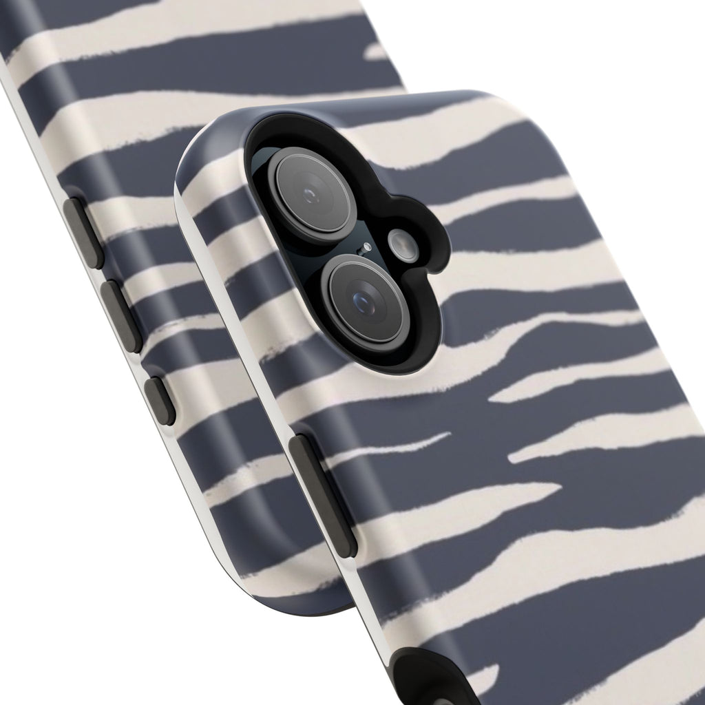 MagSafe Blue zebra print case