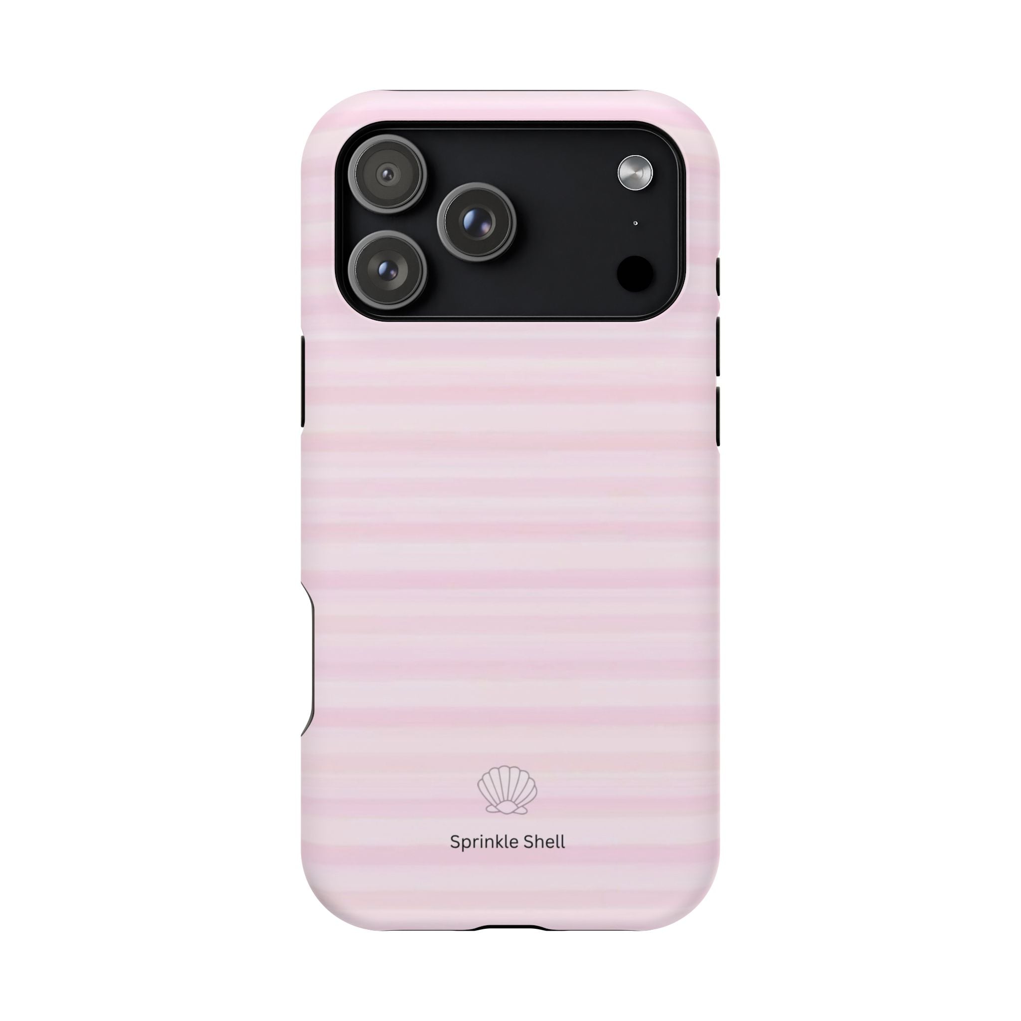 MagSafe pink stripes case