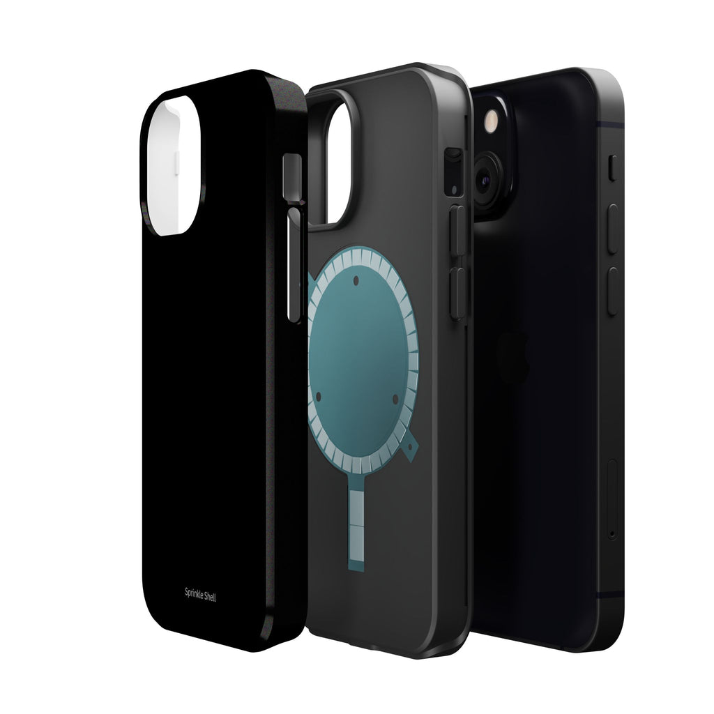 MagSafe Plain Black Iphone Case