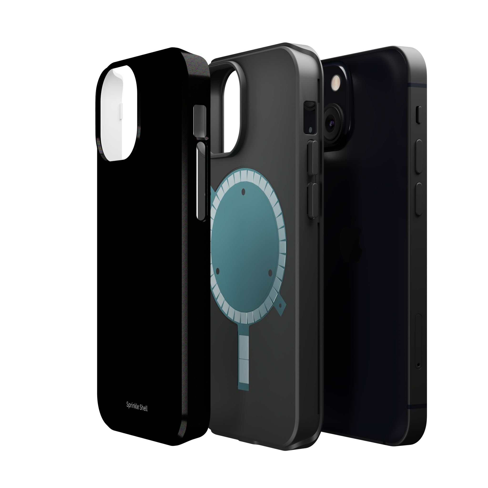 MagSafe Plain Black Iphone Case